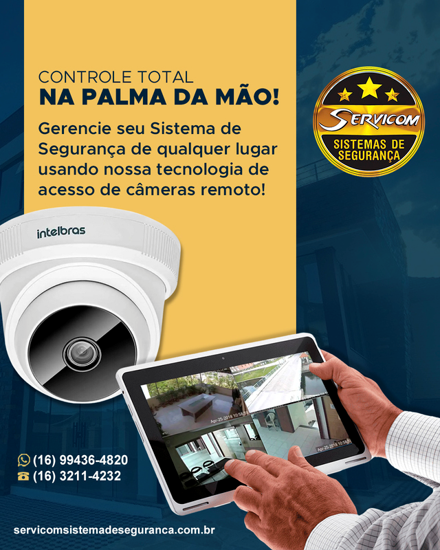 Câmera com acesso pelo celular