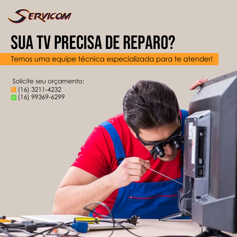 Conserto de televisão