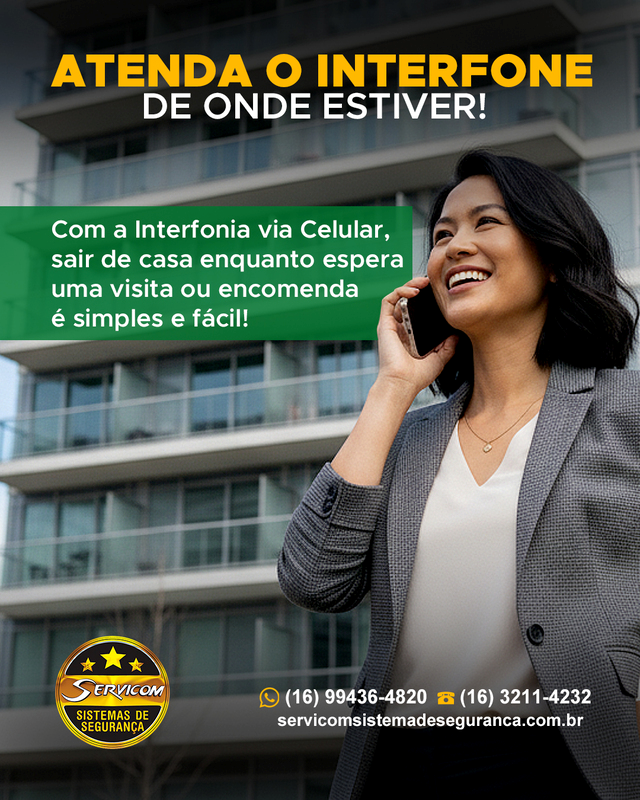 Interfone com aplicativo